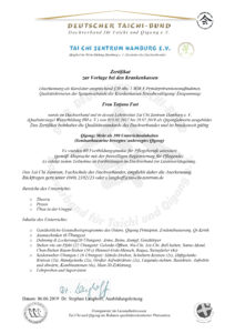 Zusatzqualifikation Qigong