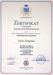 Angewendete Kinesiologie Modul 2